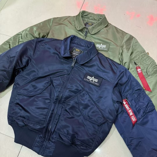原单45P 阿尔法美式复古飞行员夹克男女同款宽松 百搭棉服外套