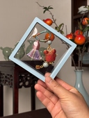 040得闲雅器汝瓷 宋锦挂件鼠来宝车挂包挂钥匙挂 十二生肖