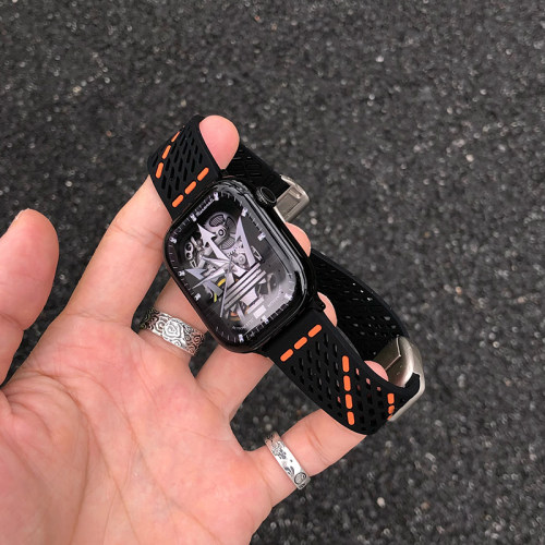 适用红米watch斜孔硅胶圆滑磁吸