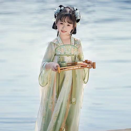 女童汉服2025春秋款中国风古装