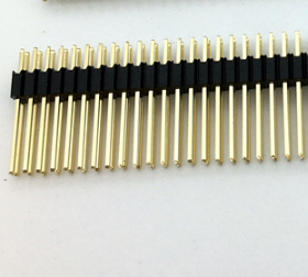 1.27双排针 加长排针 针长总长L12MM 间距1.27mm 2*40P