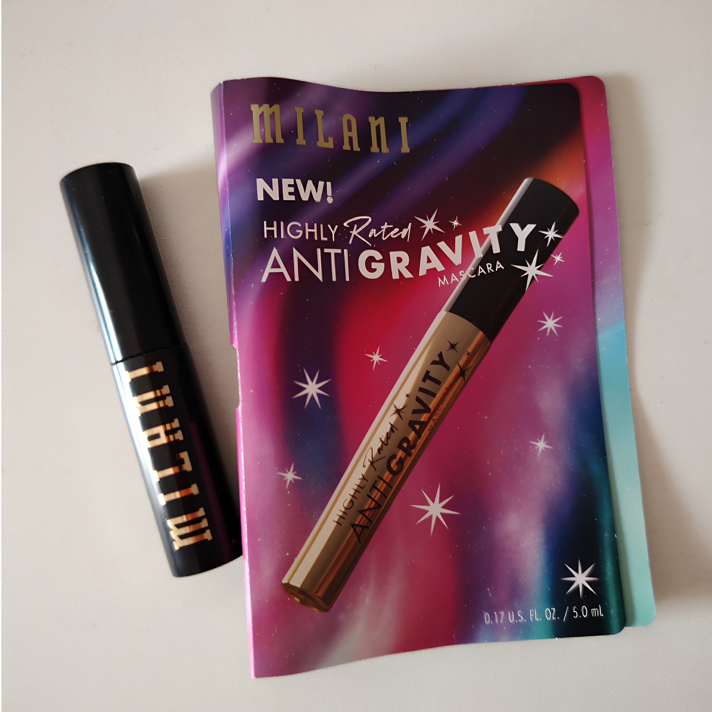 Milani Anti Gravity睫毛膏防汗防水不晕染纤长卷翘定型持久 5ml