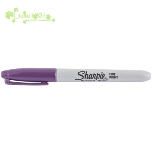 Sharpie 30008 Purple Fine Point Permanent Marker紫色麦克笔