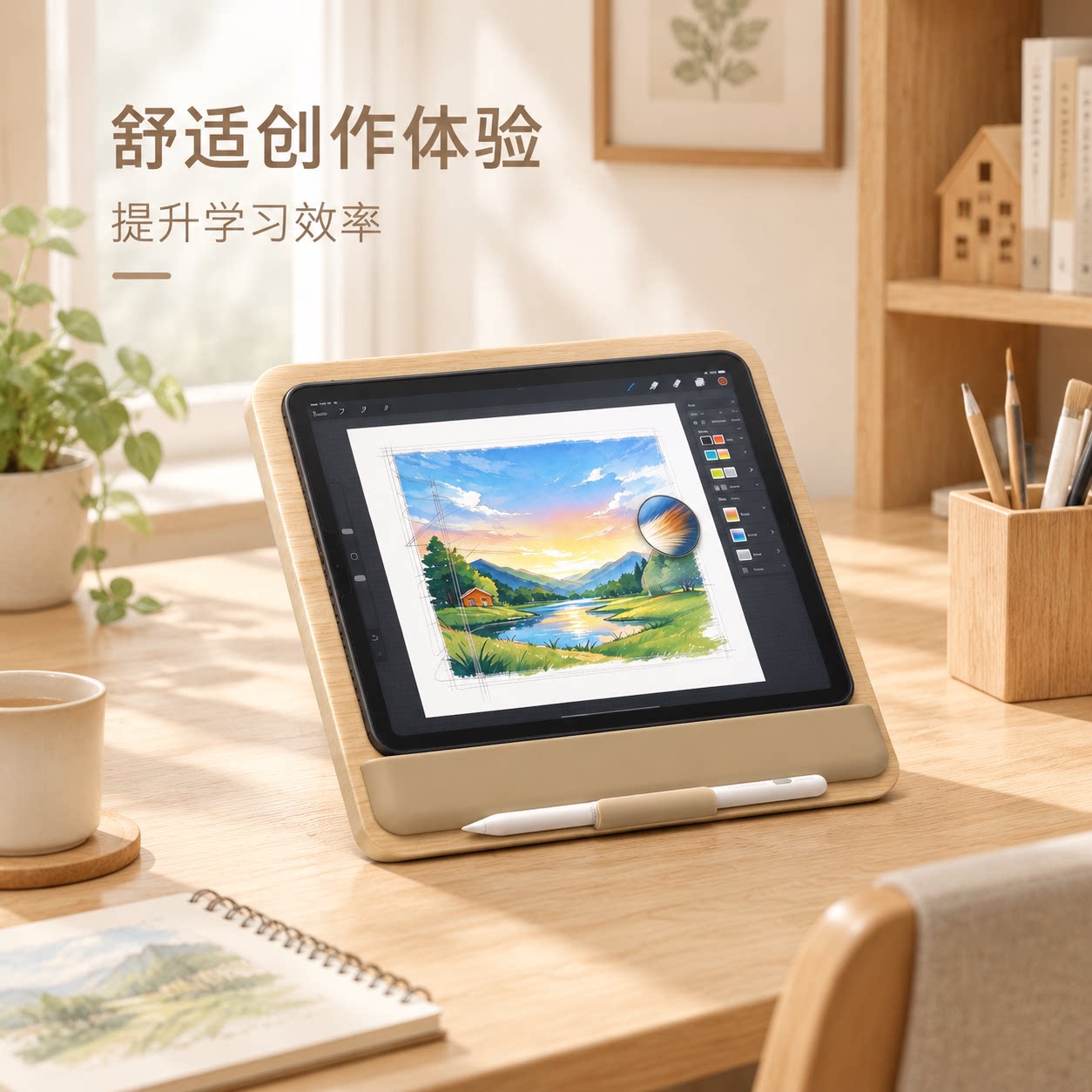 绘画平板支架可多角度调节稳固