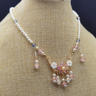 原创手工软璎珞宋制汉服项链古装 古风配饰额饰眉心坠气质唐风饰品