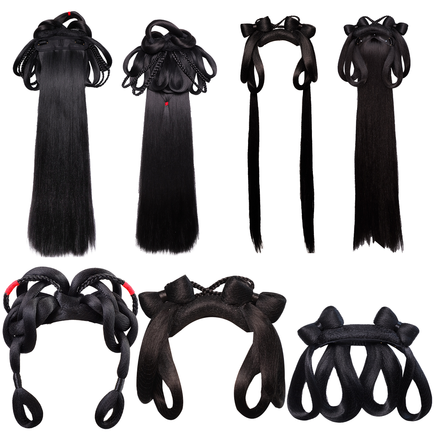 唐风新手一体式懒人软底发髻