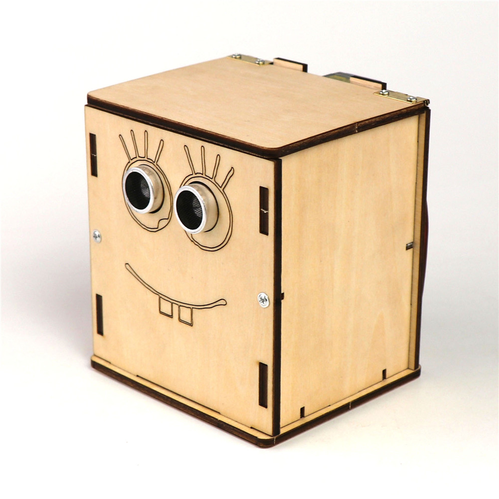 DIY智能感应垃圾桶科技小制作发明创意箱自制手工材料创客作品