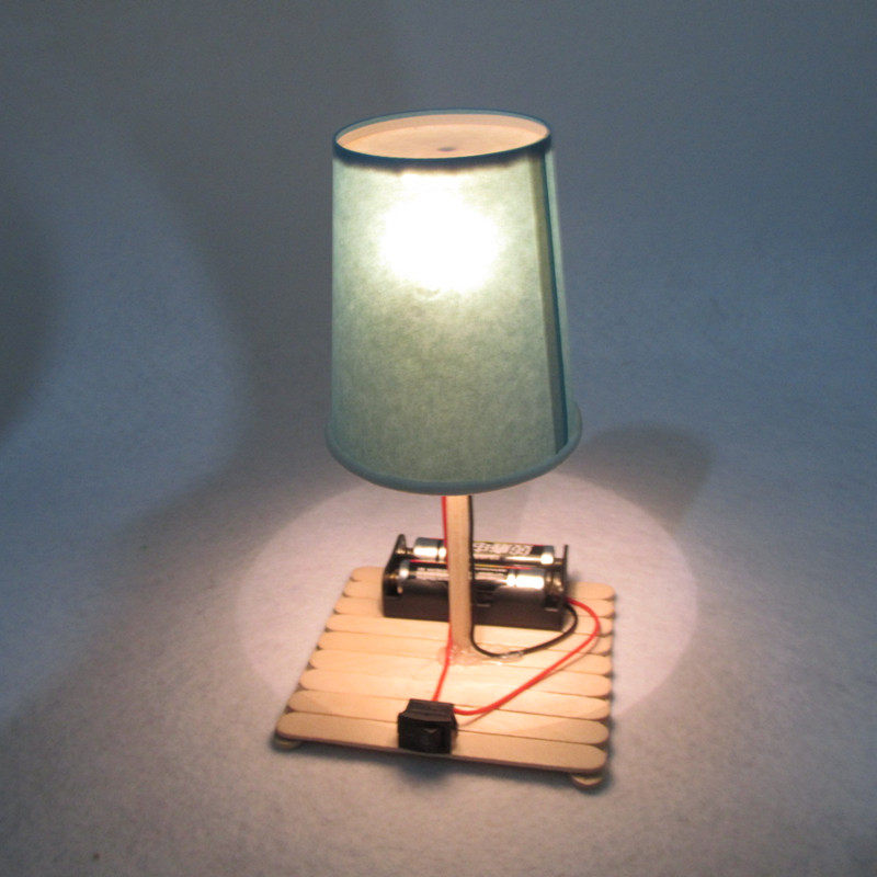 小学生手工制作台灯diy科技小作品 小学生通用技术作品创客