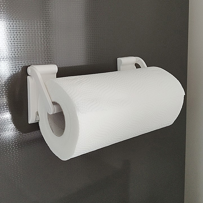 磁吸纸巾架免打孔单手撕