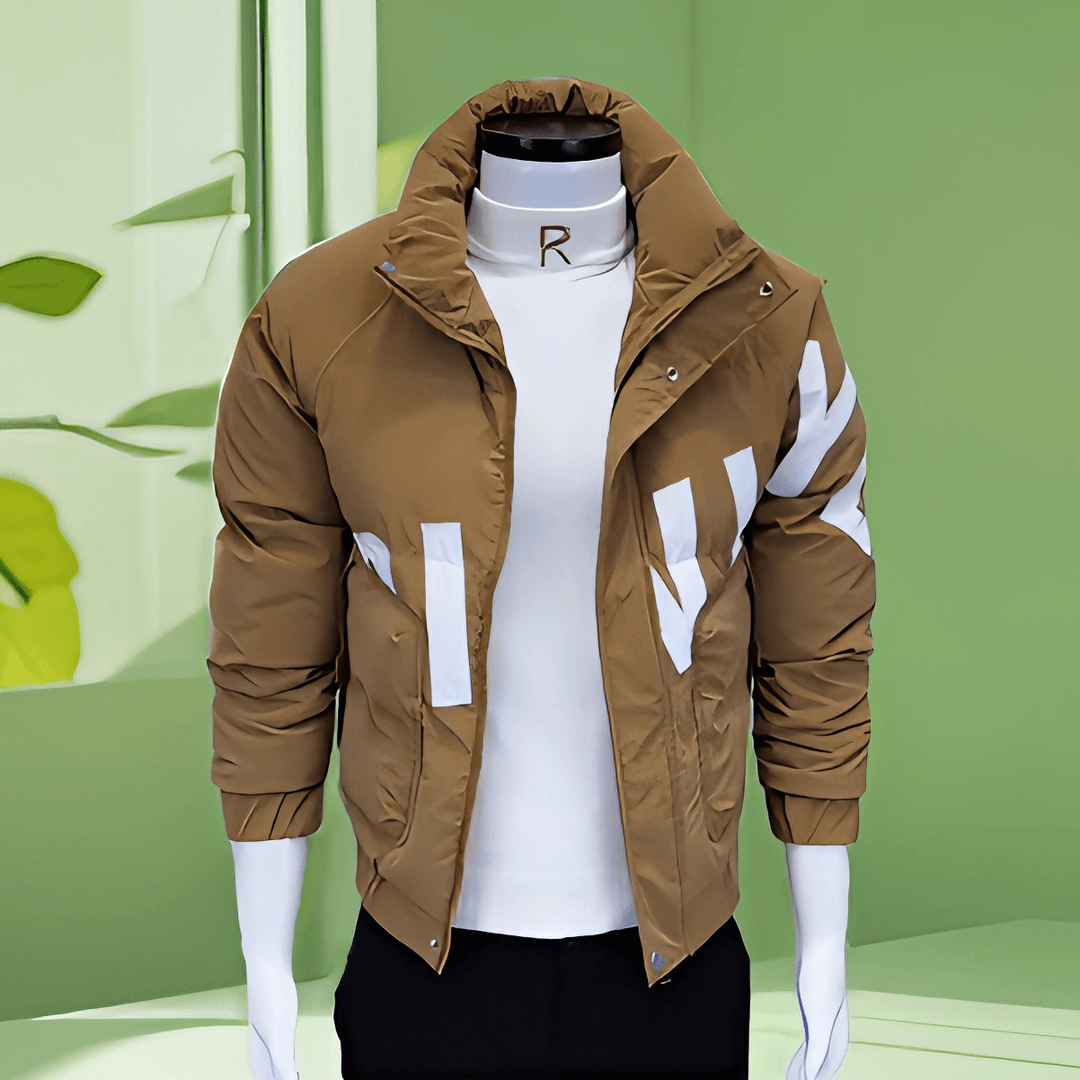 2025新款男士棉衣时尚韩版潮牌修身短款棉衣加厚保暖休闲百搭外套,男装,棉衣,淘宝优惠券,粉丝福利购,淘宝优惠卷