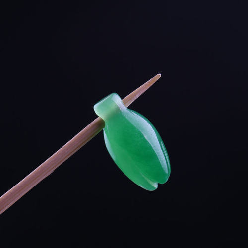 天然石冰绿玉兰花苞小吊坠饰品