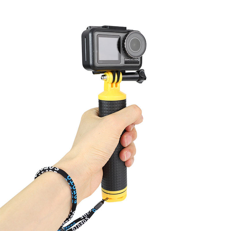 适用gopro潜水配件大疆灵眸osmo action运动相机浮力棒深浮潜手柄