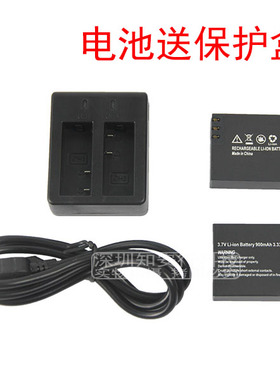 适用山狗Sjcam SJ4000电池A8 SJ7000  SJ9000运动相机配件充电器