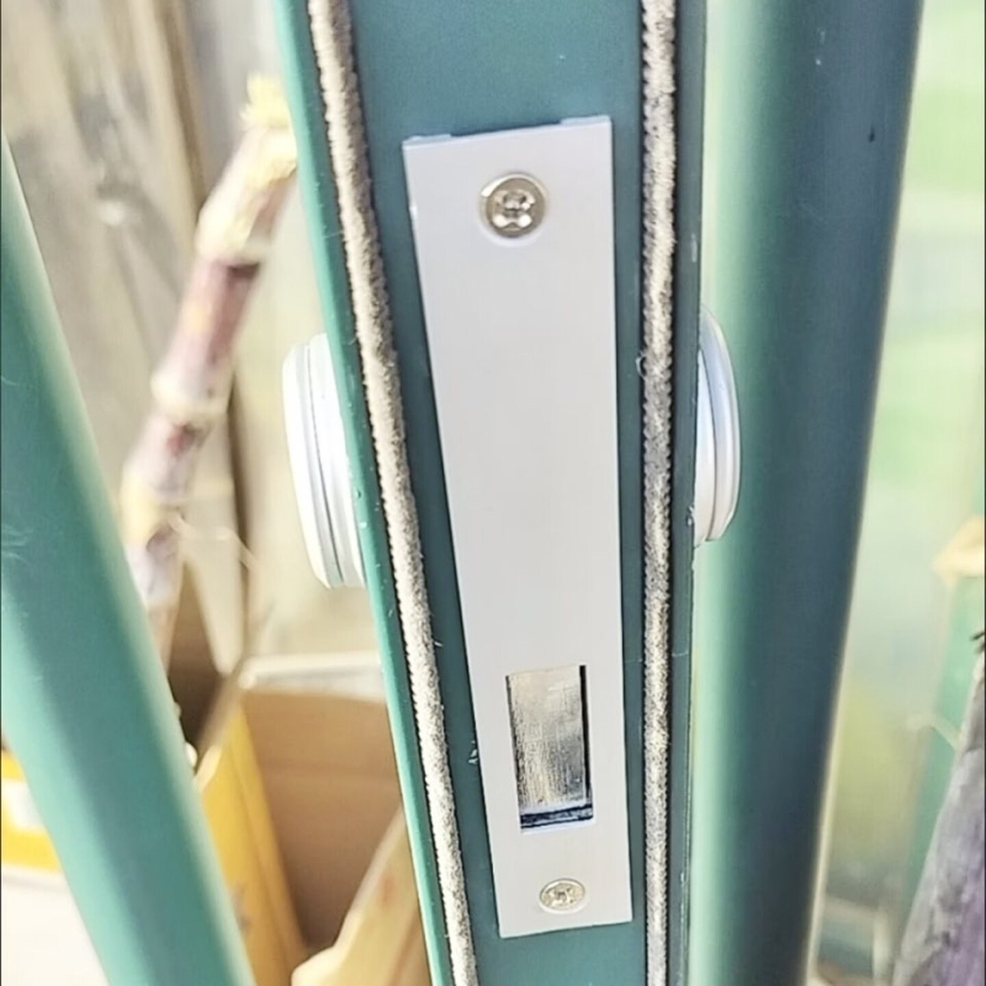 KFC门锁专用大门锁麦当劳通用双门锁芯有框玻璃门锁铝合金门锁图片