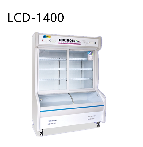 定制欧驰宝商用14米立式点菜柜麻辣烫展示柜熟食冷藏柜饮料保鲜冷