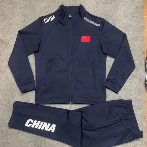 春秋季外套长袖运动套装体育训练男女训练运动员班服团队定制印字