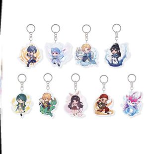 斗罗大陆绝世唐门钥匙扣周边 霍雨浩王冬Q版立牌徽章挂件挂饰礼物