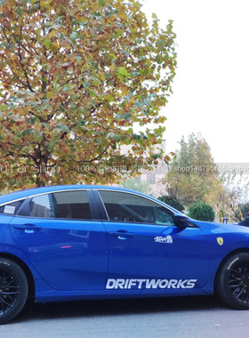 包邮前后风挡玻璃车身漂移贴纸DRIFTWORKS改装个性改装防水贴209