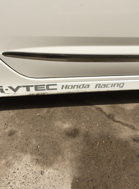I-VTEC H0NDA RACING 反光贴 个性侧门车贴 叶子板贴纸 包邮