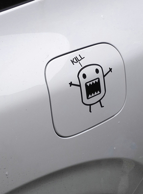 DOMO KUN KILL JDM 反光贴 汽车 防水贴 贴纸 车身贴 卡通搞笑贴