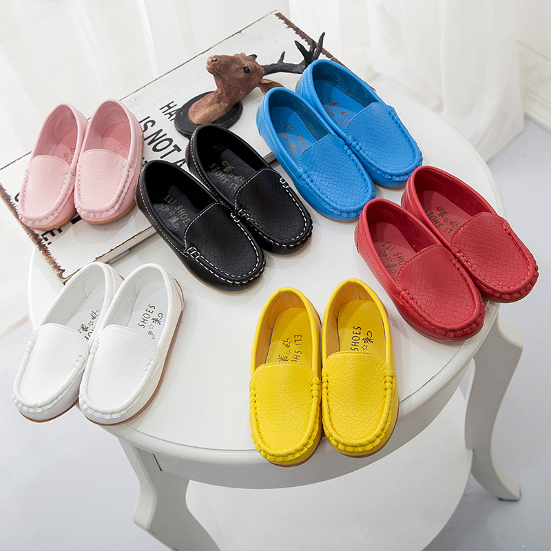 2019 Spring and summer new pattern Children's shoes Doug shoes Boy leather shoes Girls' Shoes soft sole Casual shoes non-slipin the Shoes/Baby Shoes/Parent-child shoes , Leather shoes  category - from Buy2taobao.com to provide professional Taobao agent buy service