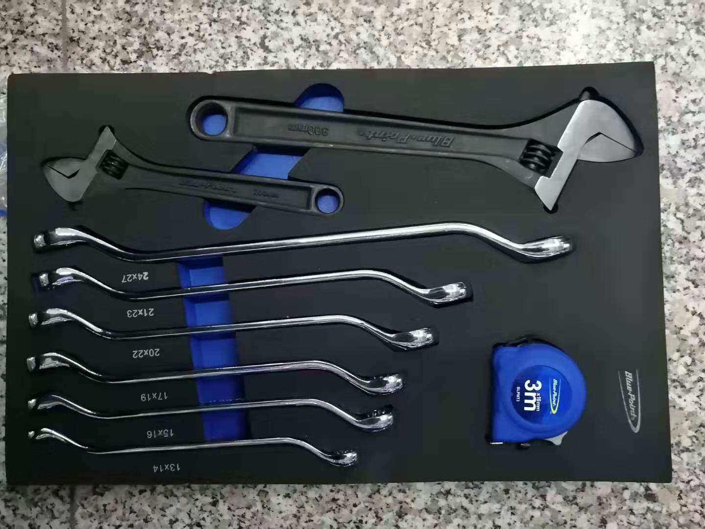 美国蓝点9件creeper box四轮定位维修工具套装工具托组blpevacb2