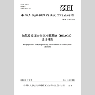 REACS 3228 加氢反应馏出物空冷器系统 设计导则 2024