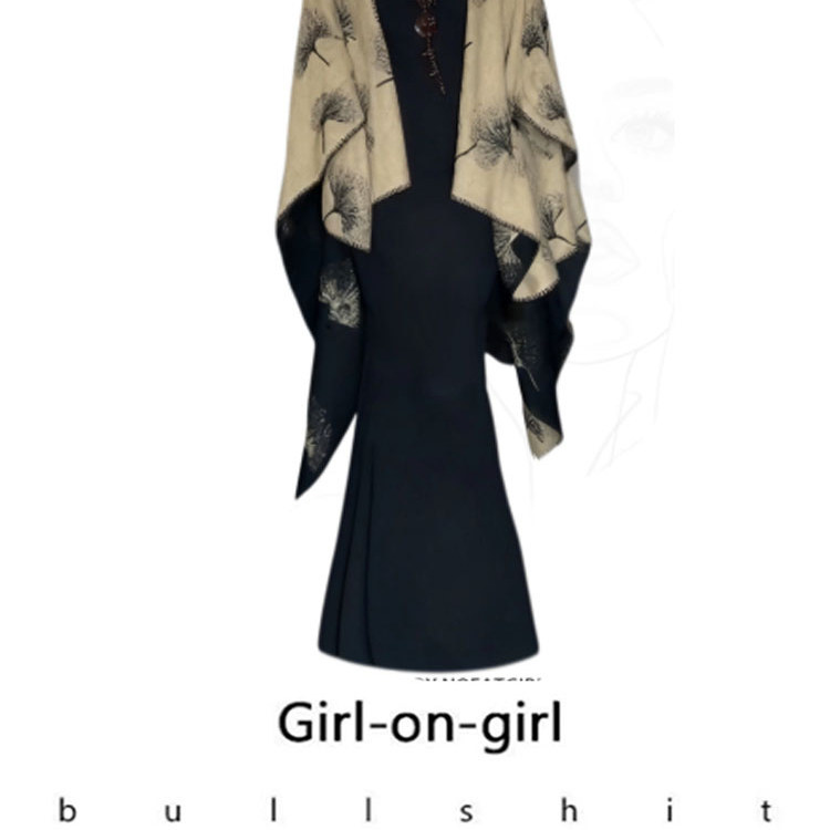 新中式复古氛围感刺绣外搭披肩女秋季气质保暖斗篷披风