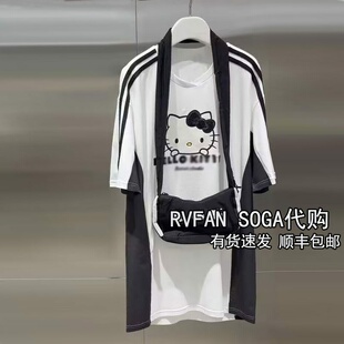 REVANYAYA芮范雅2026夏季新款卡通T恤连衣裙女休闲短裙R31101052