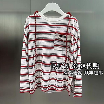 REVANYAYA芮范雅2026春季新款连帽红色毛衫女长袖针织衫R10601027