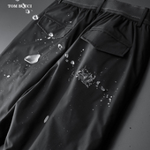 男 羽绒裤 G级白鹅绒柔软面料轻型防风防水加绒加厚商务休闲裤 修身