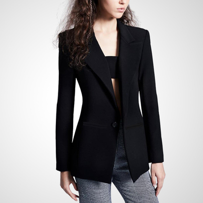 长袖西服职业装一粒扣常规职业