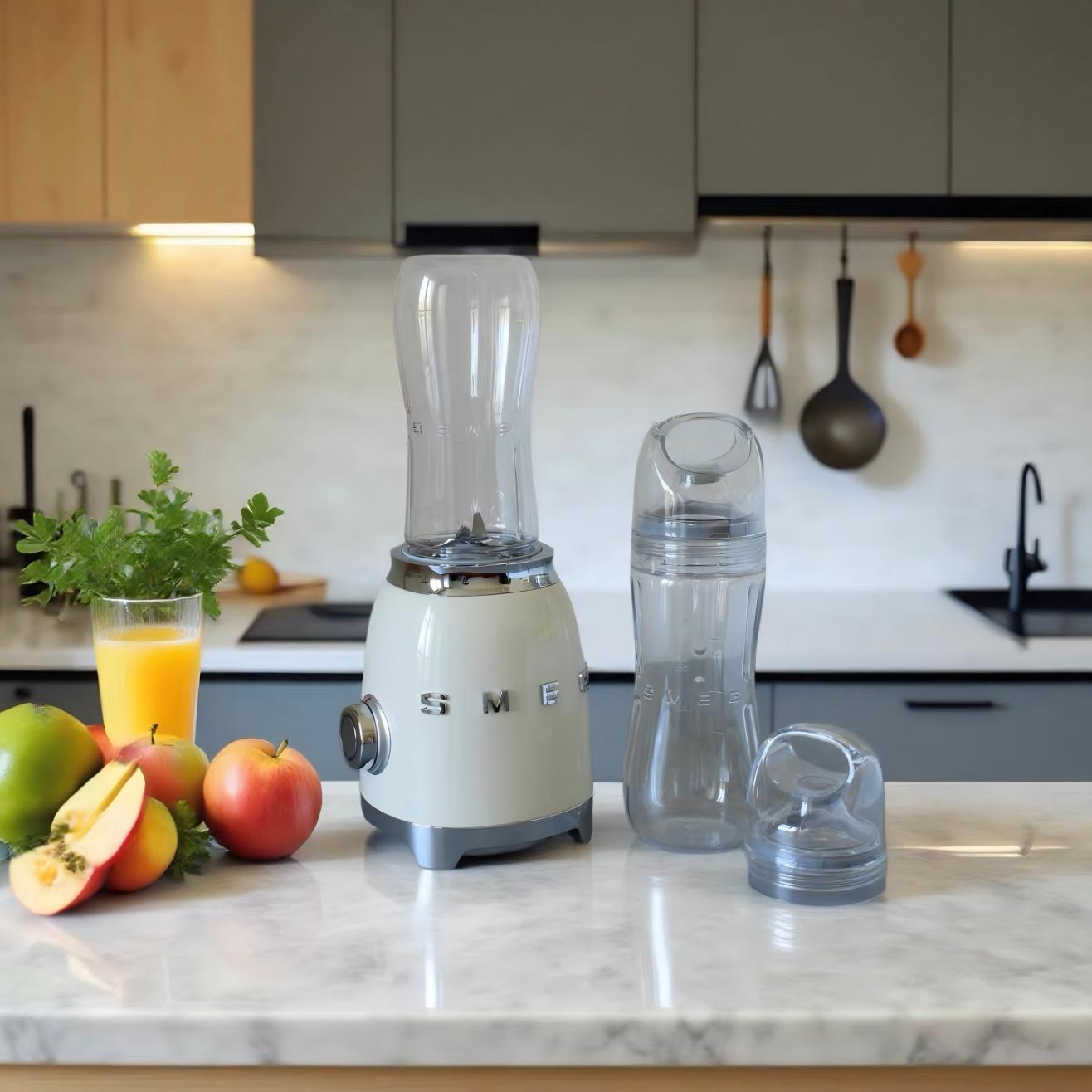 SMEG PBF01紧凑型个人果汁机搅拌机随行杯欧洲进口