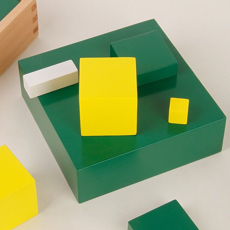 蒙氏数学教具二倍数二倍体单项式专业早教蒙台蒙特梭利教具