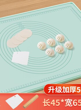防水边耐高温烘培垫硅胶垫擀面垫多功能食品级硅胶揉面垫防滑N657