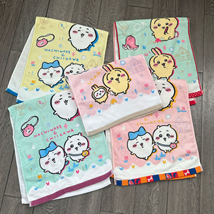 纯棉毛巾可爱小八吉伊乌萨奇洗脸巾面巾成人男女家用 柔软吸水