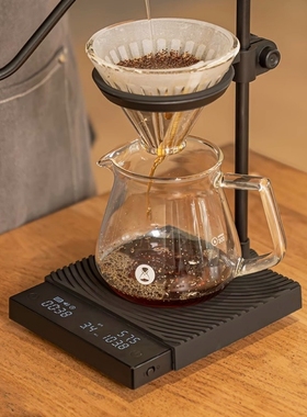 泰摩咖啡电子秤 黑镜BASIC2 DUO智能手冲咖啡秤 意式MINI称重计时