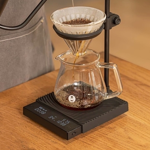 意式 DUO智能手冲咖啡秤 MINI称重计时 黑镜BASIC2 泰摩咖啡电子秤