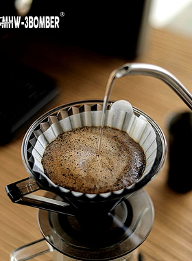 MHW-3BOMBER轰炸机咖啡滤纸V60通用锥形滴漏式进口原木浆手冲滤纸