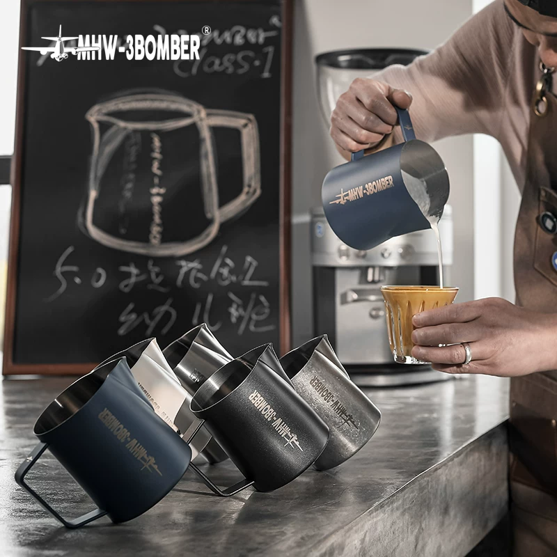 Кофейный цилиндр MHW-3BOMBER Bomber GT Latte Art цилиндр с окном 5.0 наконечник 3.0 турбо молочный цилиндр и пенка для молока cup