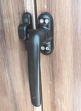 推拉门带搭扣外开窗内外配件大全锁扣执手平开窗七字滚轮50型塑钢