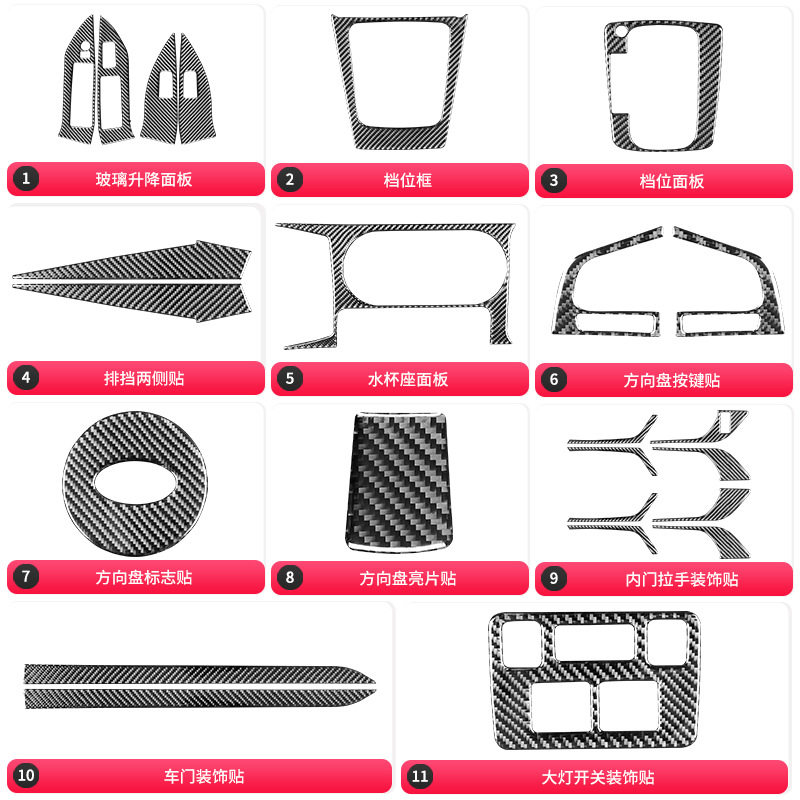 适用于斯巴鲁13-19款森林人内饰碳纤维中控风口水杯架框装饰改装,汽车用品/电子/清洗/改装,汽车装饰贴/反光贴,淘宝优惠券,粉丝福利购,淘宝优惠卷