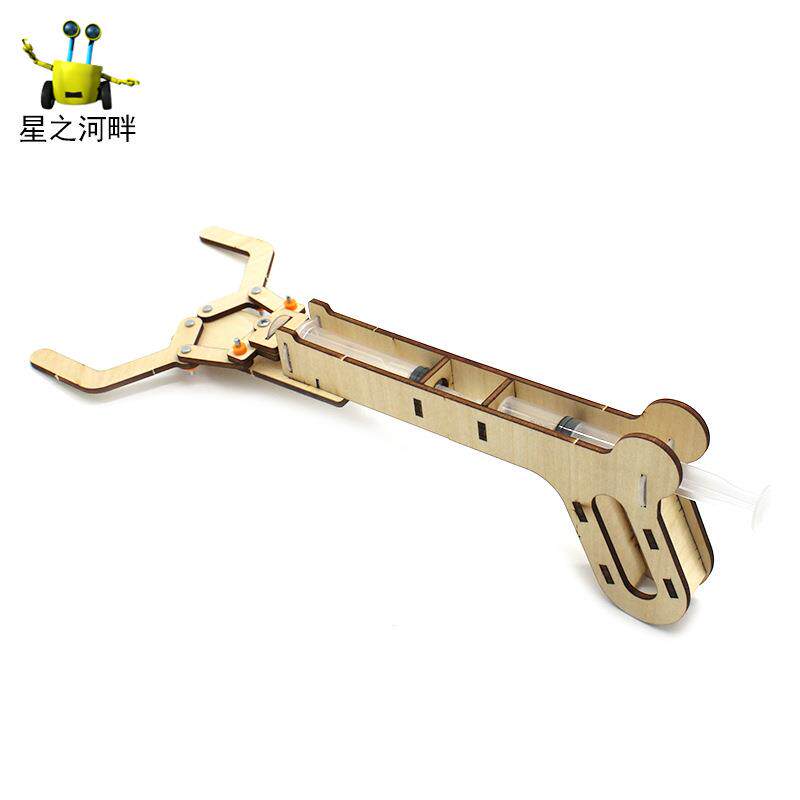 diy金刚狼爪子可伸缩科技小制作创意steam学生手工木质拼装材料包