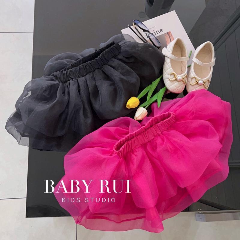 【蓬蓬裙!带安全裤】韩版女童装儿童夏季甜美可爱纱裙短裙包裙