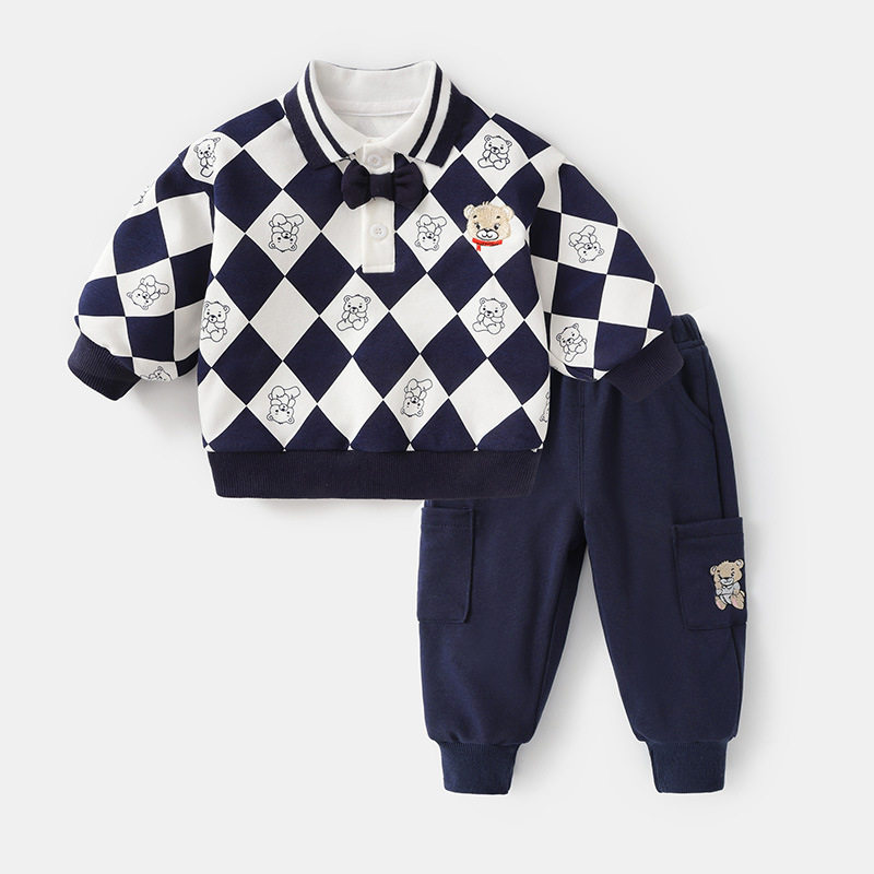 男童春装套装小男孩春秋两件套童装洋气儿童春季一岁宝宝春款衣服,童装/婴儿装/亲子装,儿童运动套装,淘宝优惠券,粉丝福利购,淘宝优惠卷