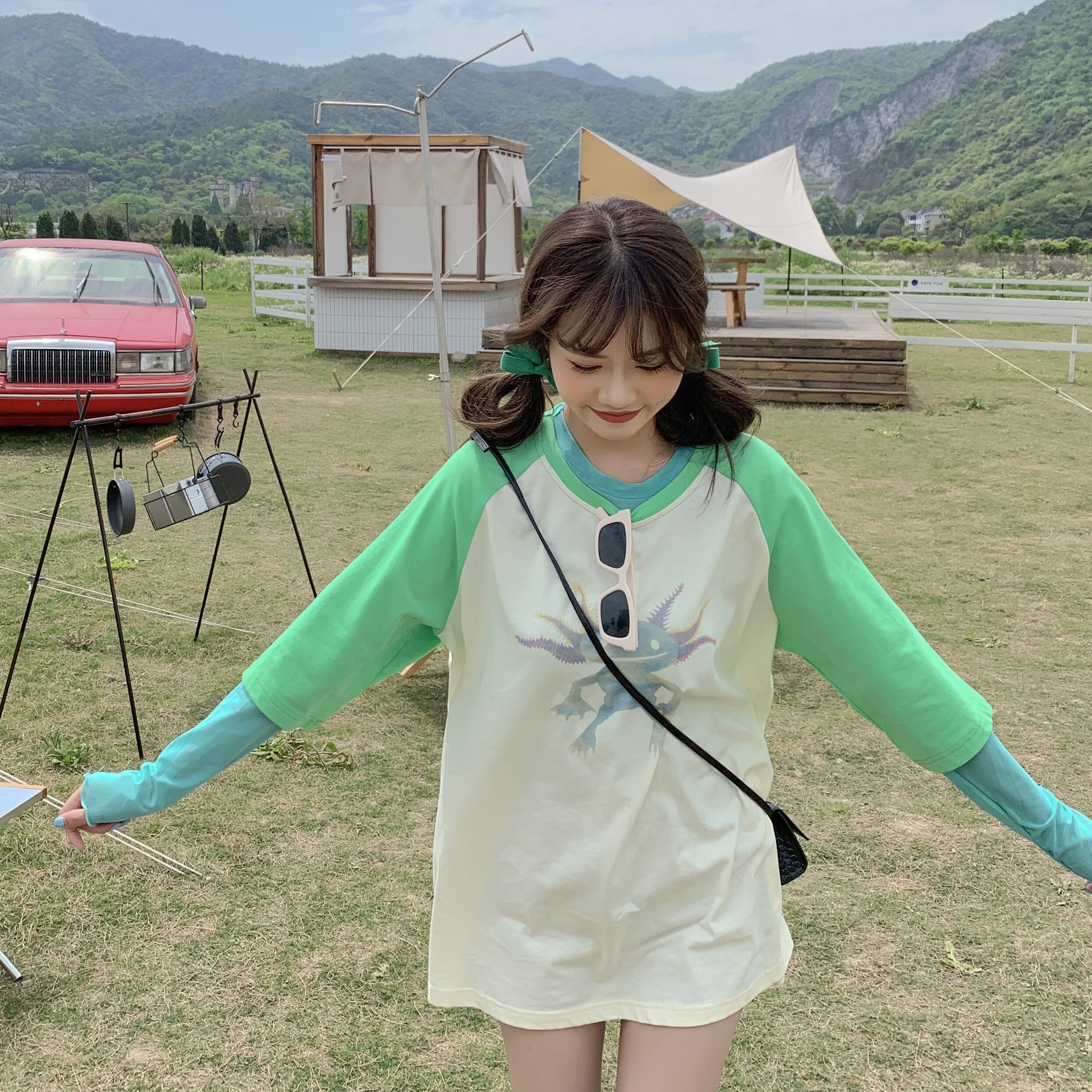 徐琳mini生活馆 网红甜美织带少女蝴蝶结发绳发圈