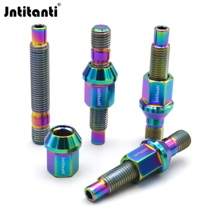 27长螺母适用宝马车 1.25 Jntitanti汽车改装 钛合金轮毂反串M14