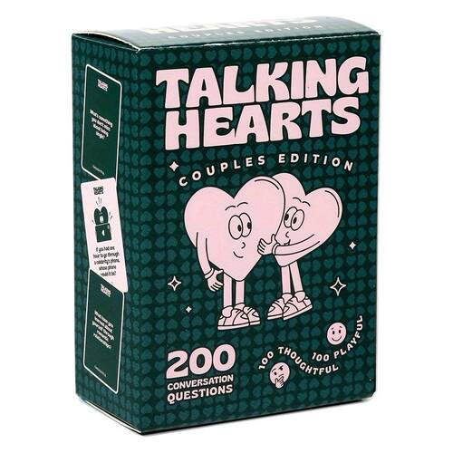 用心交谈游戏 Talking Hearts 情侣对话游戏 英文卡牌游戏