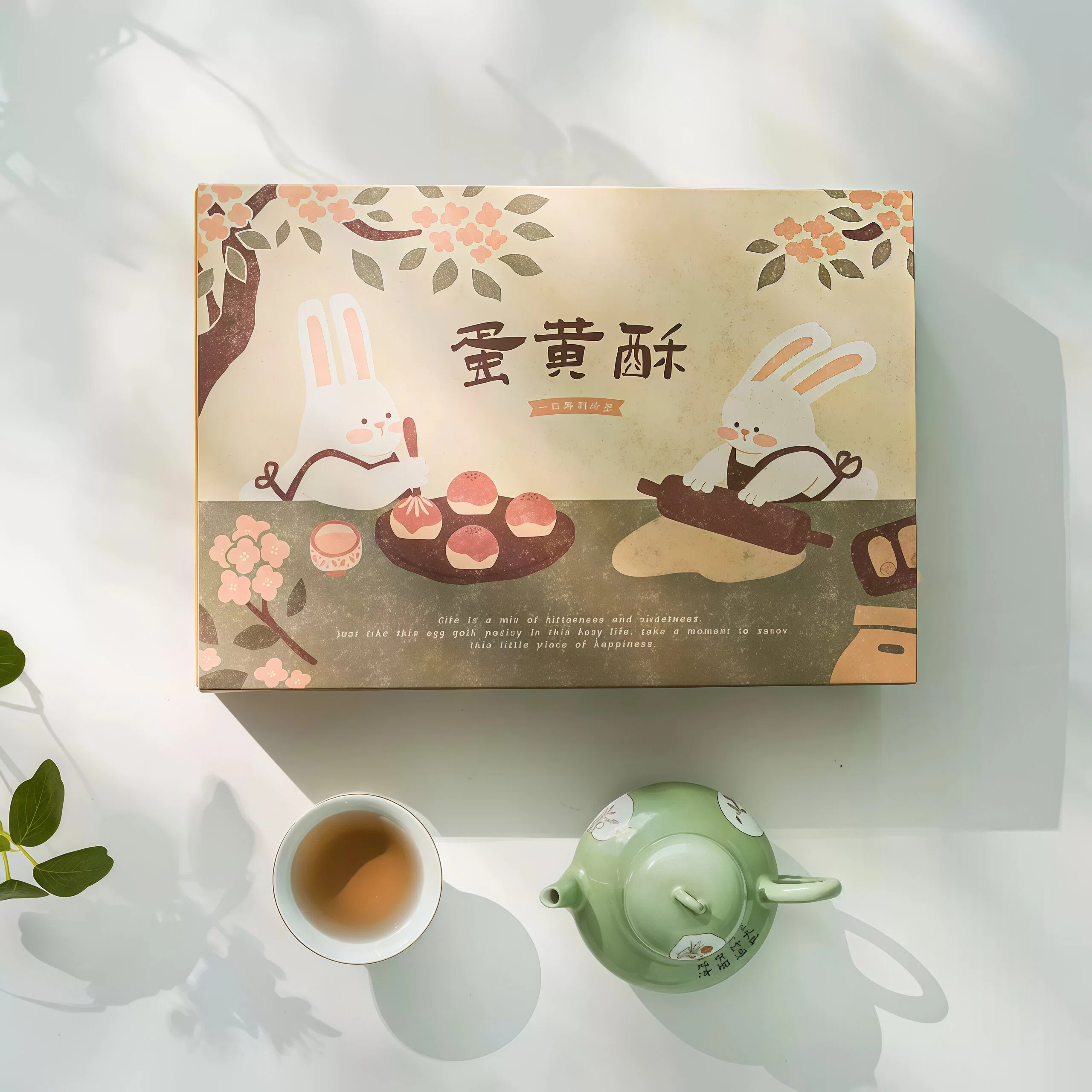 2026新款卡通可爱6粒蛋黄酥包装盒中秋节礼盒冰皮流心月饼盒空盒