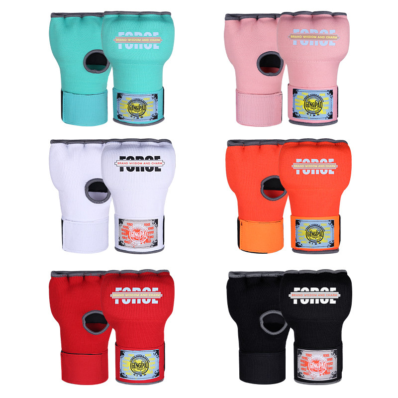 儿童成人缠手带绷带护手布凝胶拳击手套半指拳套散打搏击泰拳男女